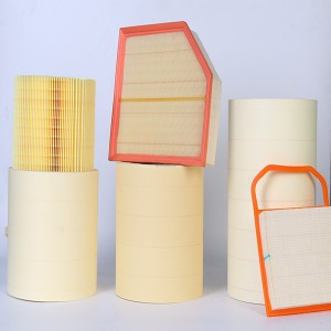 Carta di filtru d'aria di vittura in rotuli