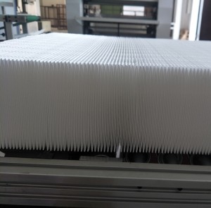300mm HEPA फिल्टर पेपर pleating उत्पादन लाइन